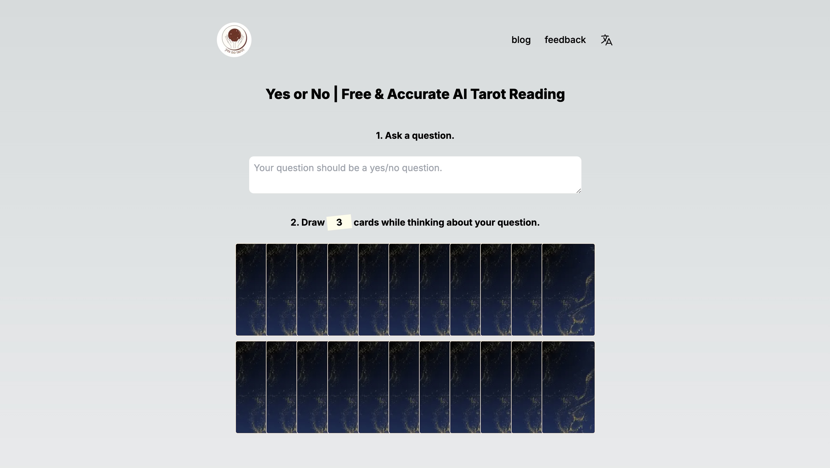Yes/No Tarot AI